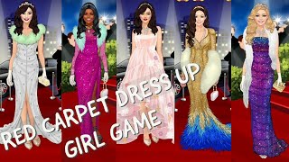 Red carpet dress up girls game || By Fashion games for girls ||  Fashion games screenshot 5
