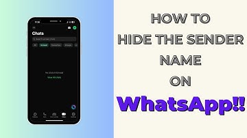 How To Hide WhatsApp Sender Name On iPhone Notification - Full Guide