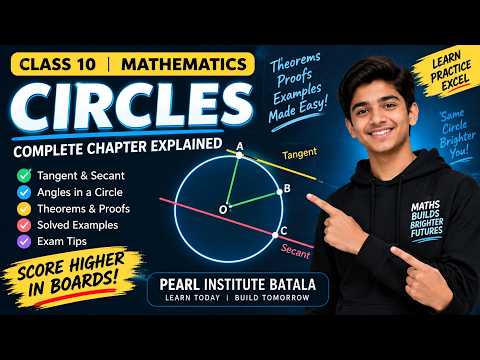 Preview for Class 10 Maths Circles Complete Chapter 🔥 | Tangents, Theorems & Proofs CBSE NCERT