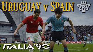 Uruguay v Spain - Italia '90 - PES 2021