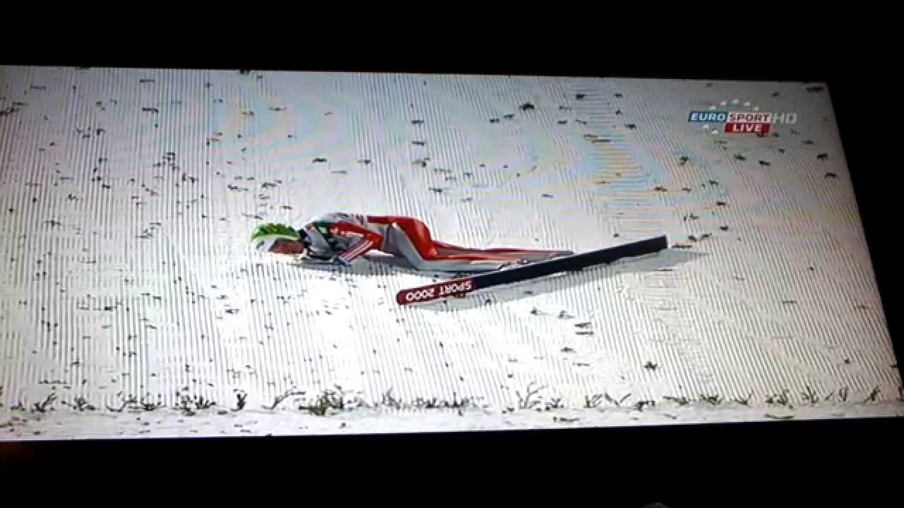 Anze Lanisek Slo Ski Deattachment Crash In Ruka Finland 3011 in Ski Jumping Accidents