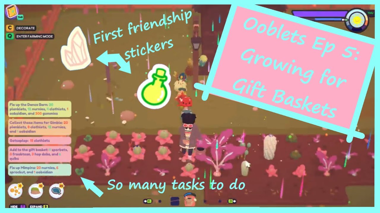 Growing Gift Baskets: Ooblets Ep 5