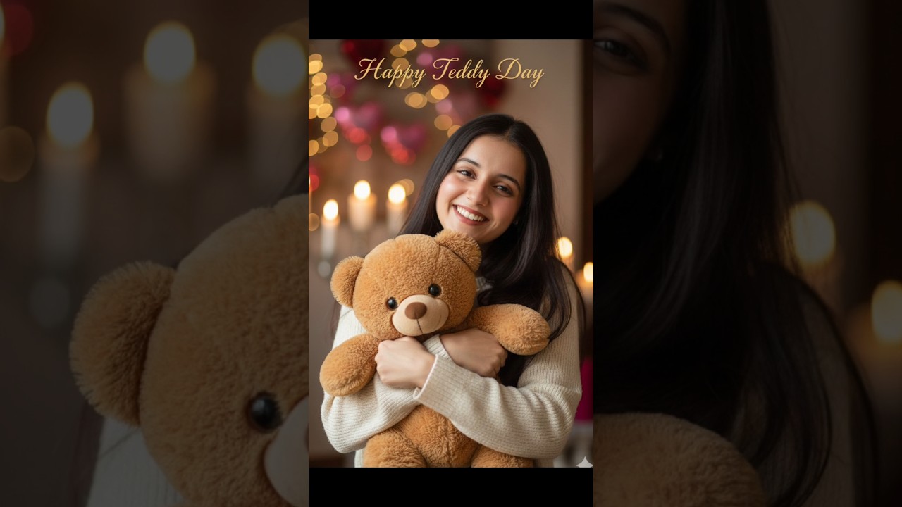 Gemini Girl Teddy Day Ai Photo Editing Prompt | Google Gemini Girl's Valentine Day Prompt 