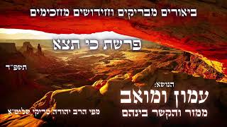 ביאורים מחכימים לפרשת כי תצא תשפ"ד - מפי הרב יהודה טריקי שליט"א