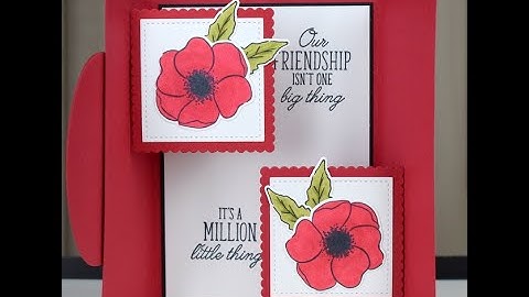 No.547 - Floating Gate Fold Card - JanB UK Stampin