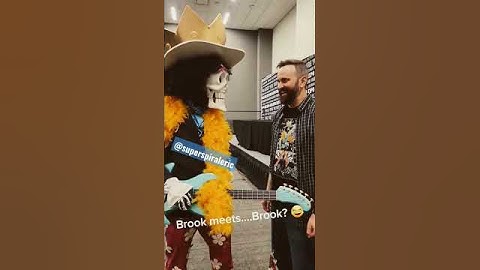 One Piece Cosplayer meets Brook #shorts