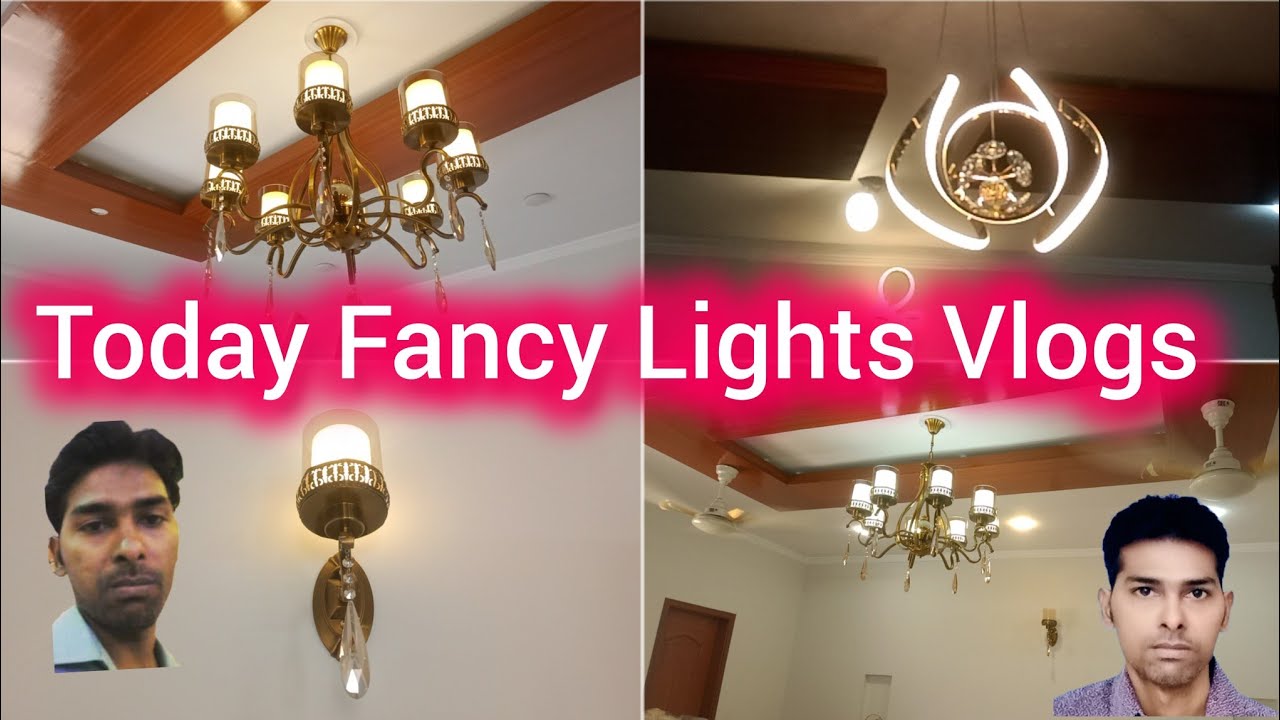 Today Fancy Lights Vlogs || Aesthetic crystal Lamp || vlogge4 - YouTube