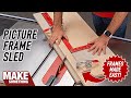 How to Make a Picture Frame Sled. Perfect Miters Every Time.