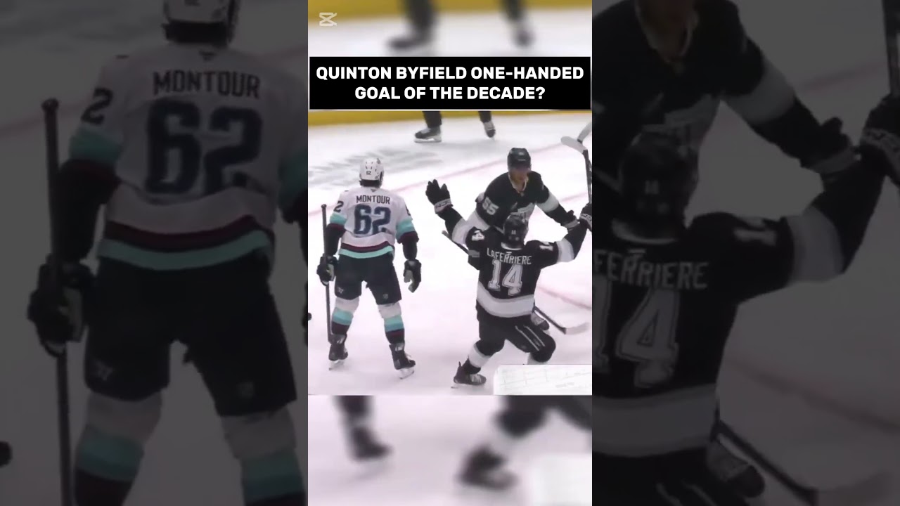 Quinton Byfield RIDICULOUS One-Handed Goal 👋👁️ 