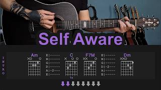 Self Aware - Temper City | Guitar Lesson/Tutorial with Chords/Tabs and Lyrics