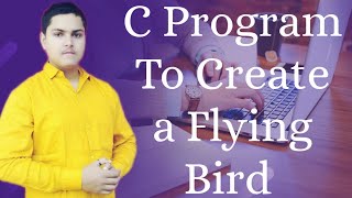 C Program to Create a Flying Bird. screenshot 4