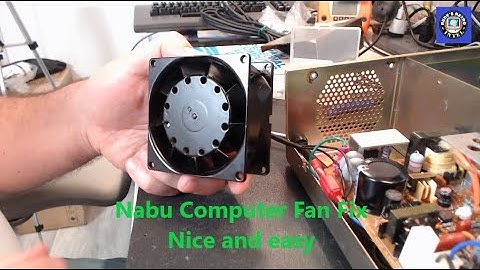NABU Computer Fan Fix. The easy way