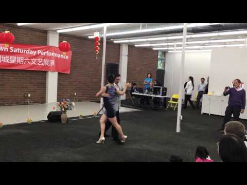 Dominic Bridge and Remanda Xiang Performing for PDX China town Revitalization Program(2 of 2)