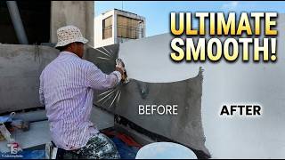 Amazing Construction Timelapse: Most Satisfying Wall Plastering Process