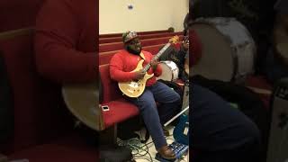 Video thumbnail of "My friend Justin Gray *killing* this groove !!!!!"