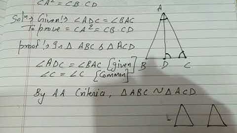 Ex 6.3, Q 13, Triangles, Class 10th Math