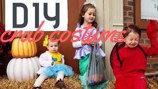 DIY Crab Costume | Little Mermaid's Sebastian Costume | Baker Living+