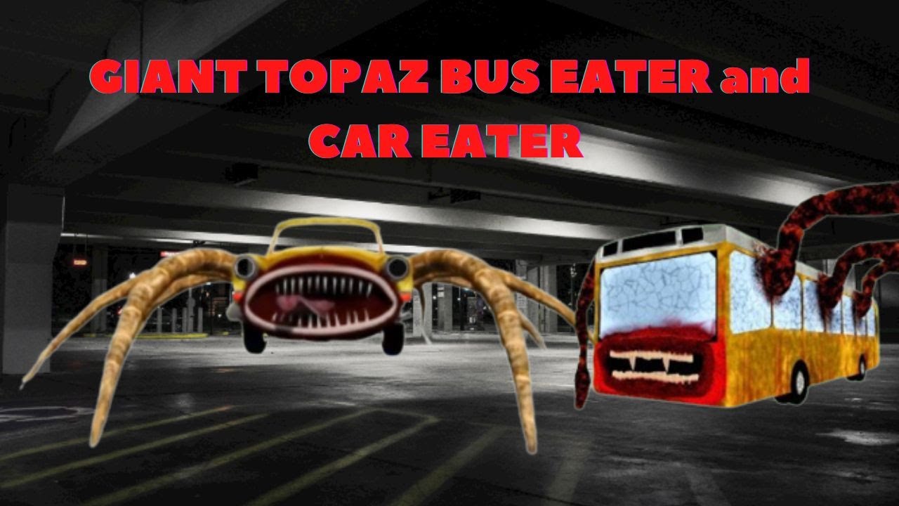 GIANT TOPAZ BUS EATER and CAR EATER wanted to DEVOUR me!!!! | Gmod ...