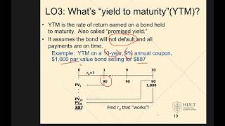 Fin Man Chapter 5 on Bonds video 8  yield to maturity basics