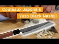 Prsentation des couteaux yuzo black nashiji