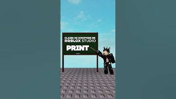 P1: Clases de scripting en Roblox Studio: Como usar la función print 🖨️ #robloxstudio #robloxshorts