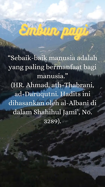 quotes islami story WA pagi hari nasehat islami embun pagi