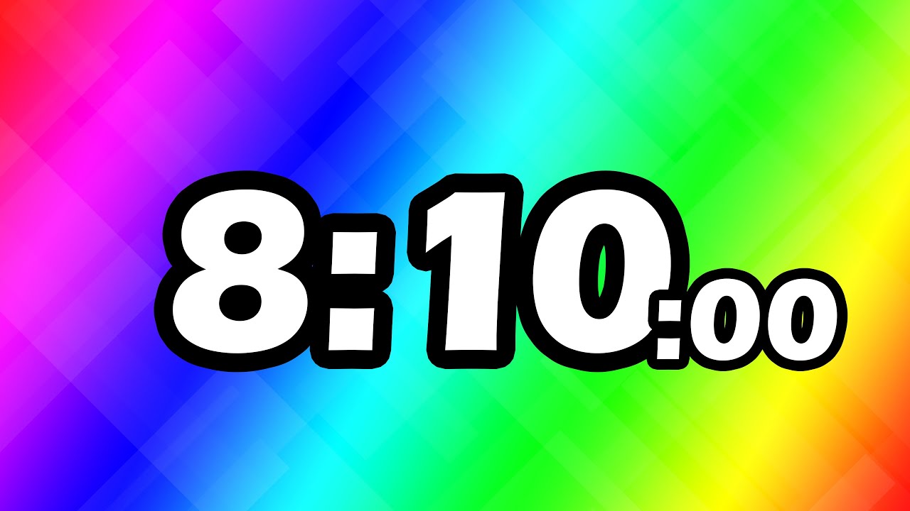 8 Minutes and 10 Second TIMER Countdown