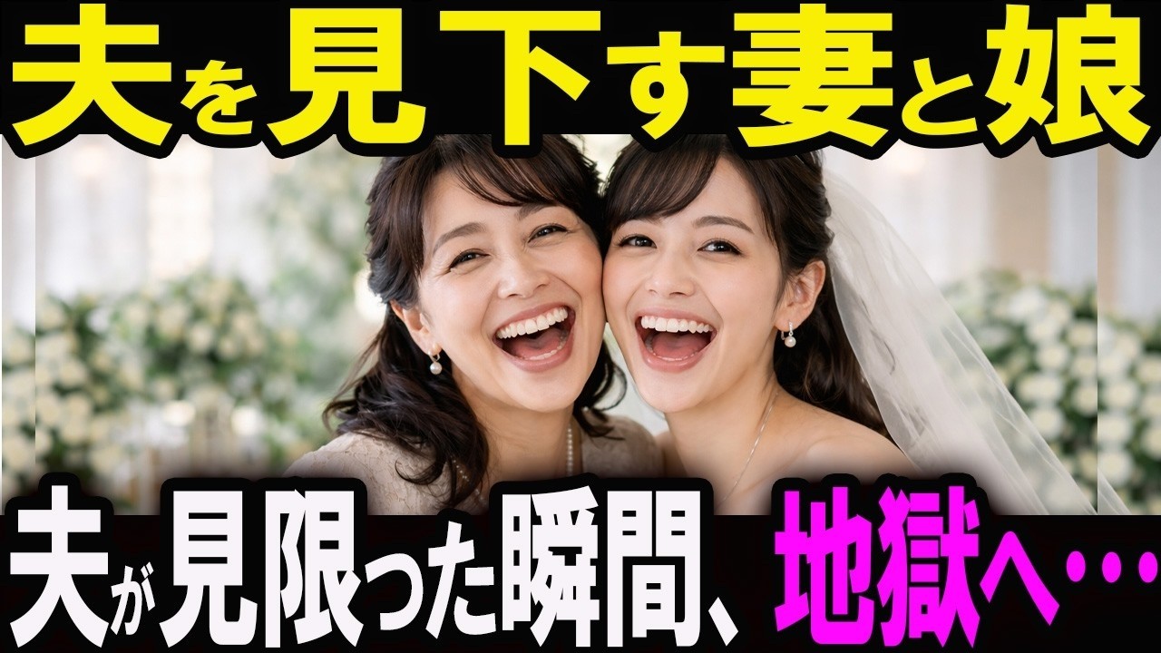 【修羅場】俺を無視した妻と娘…夫が愛想を尽かした結果、全てを失うことに【スカッと】