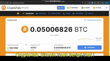 CryptoTab CT Pool Bitcoin Mining Script | New Update 2025 | Earn Free BTC Daily