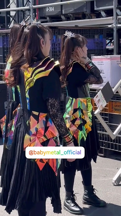 [backstage] BABYMETAL [Las Vegas, Sick New World] #babymetal #sicknewworld