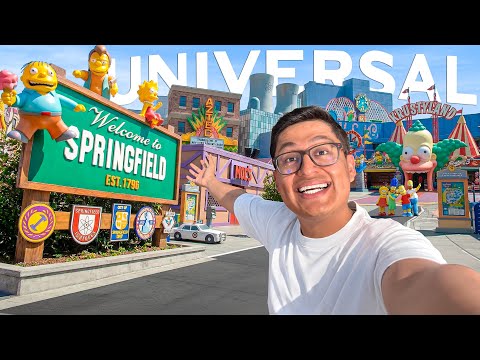 I visited Universal Studios for the first time