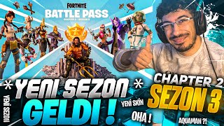 FORTNİTE SEZON 3 GELDİ !! OHA HER YERİ SU BASMIŞŞ !! ( Fortnite Battle Royale Türkçe )