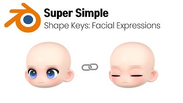Simple Facial Expressions with Shape Keys in Blender