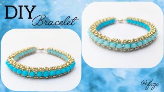 DIY Bangle Bracelet Tutorial | Easy Beaded Jewelry Making 2024