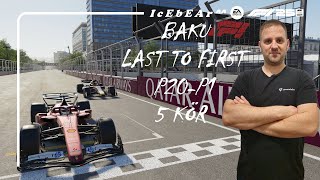 F1 25 Baku last to first