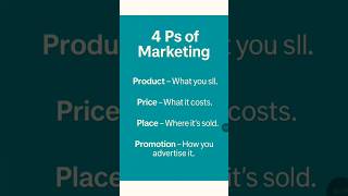 4 P&#39;s of Marketing | Marketing Manangement #marketing #shorts