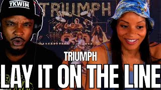 🎵 Triumph - Lay It On The Line REACTION