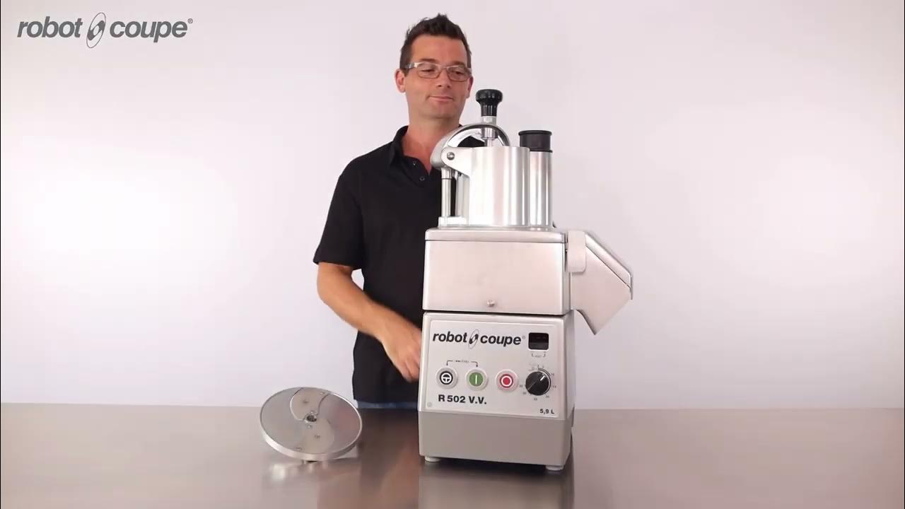 RobotCoupe R502 Food Processor Assembly & Operation YouTube