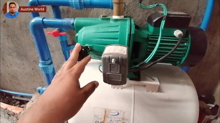 EASY GUIDE TO INSTALL WATER PUMP WITH BLADDER PRESSURE TANK| #houseconstruction  #waterpump