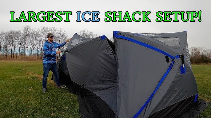 MONSTER Ice Shack! LARGEST Ice Shelter Available! Otter Vortex