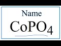 Naming and Identifying Cobalt Compounds