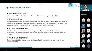 Carbon Innovation Grants Program Round 3 - Grant Information Webinar