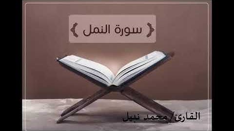 سورة النمل للقارئ محمد نبيل
