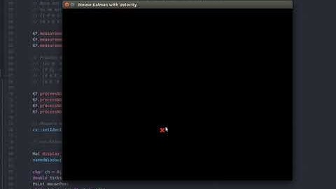 OpenCV Tutorial: Mouse Cursor Tracking with Kalman Filter