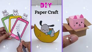 10 Easy Paper craft/ Easy craft ideas / miniature craft / how to make / DIY / school project #craft