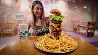 &quot;No Man Can Beat This!&quot; | The &quot;Aloha&quot; Hawaiian Burger Challenge