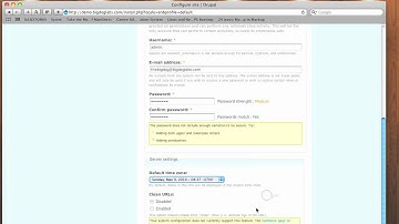Install Drupal 6 from the command line