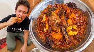BEST West African Food!! ORIGINAL JOLLOF RICE in Senegal, Africa!! (Don’t Miss It!!)
