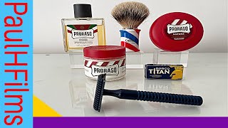 DLC  - Yaqi Double Open Comb | Proraso Sandalwood Shaving Soap