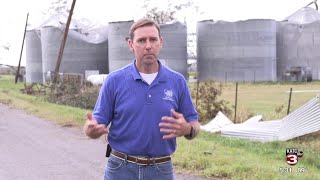 Agriculture impacts in Cameron Parish